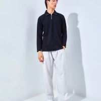 GENTLE Zipper Sweatshirt | Jaket Sweater Pria Kerah Sleting Half Zip