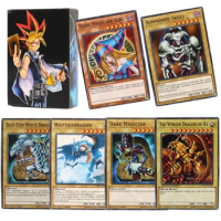 66Pcs/Box English Yu Gi Oh Cards Playing Game Trading Battle Carte Dark Magician Collection Kids yugioh Playing Card Game Toy