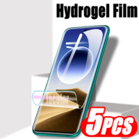 5PCS Hydrogel Safety Film For Oppo Find X7 Ultra X6 X5 X3 X2 Pro Soft Protective Gel Film X7Ultra X6Pro X5Pro X3Pro Not Glass