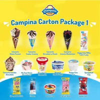Campina Carton Package 1 - Eskrim Spongebob Cup