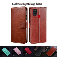 Flip Cover For Samsung Galaxy A21s Case SM-A217F A217M Phone Protective Shell Funda Case For Samsung A21s A 21s Leather Book Bag
