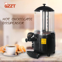GZZT 5L/ 10L Hot Chocolate Dispenser Commercial Drink Warming Machine Hot Drinks Machine for Coco/ Coffee/ Milk/ Juice 110V 220V