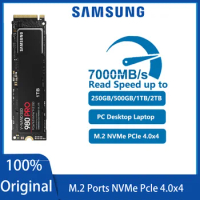 100% Original SAMSUNG 980PRO NVME Protocol M.2 Notebook Desktop PC SSD PCIE4.0 Independent cache 500GB 1T 2T