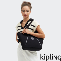 Kipling 質感極致黑手提肩背托特包-NEW CICELY