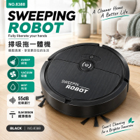 智能掃地機器人｜掃吸拖三合一 低噪音 雙邊刷 USB充電 纖薄家用自動掃地機｜平行進口 