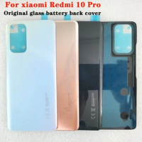 For Note 10 Pro 100% Original Tempered Glass Battery Back Cover For Xiaomi Redmi Note 10 Pro Phone Housing Case Replacement