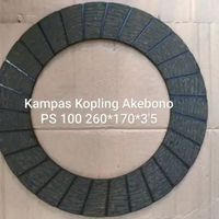 Kampas Kopling 260*170*3'5mm Akebono untuk PS 100,FE PS, DYNA, BISON Akebono