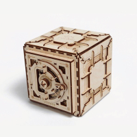 UGEARS｜保險箱｜機關寶盒 木製模型 DIY 立體拼圖 烏克蘭 拼圖 組裝模型 3D拼圖