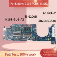 5B20M91338 For Lenovo 710S PCUS-13ISK i5-6200U Notebook Mainboard SR2EY N16S-GL-S-A2 DDR3 Laptop Motherboard