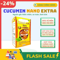 Viên nghệ, Giảm Viêm Loét Dạ, Dày tá tràng CUCUMIN Nano extra Hộp 30 Viên ZXCZXC152121