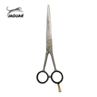 ถูก/แท้ กรรไกรตัดผมจากัวร์ Jaguar ขนาด 7 นิ้ว แม่พิมพ์  ดอกไม้