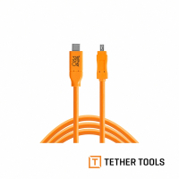 Tether Tools CUC2615-ORG Type-C到Tybe-B 公對公傳輸線 4.6m