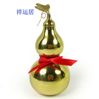 黃銅光身葫蘆-有葉葫蘆-銅葫蘆  各種尺寸