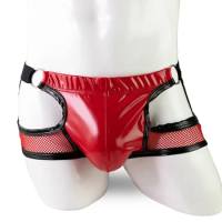 Sexy Men Briefs Gay Soft PU Underwear Boxers Men Thongs Underwear Men Penies Men Thongs GString Thong Men accessories Jockstrap