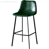 Nordic light luxury bar chair modern minimalist high stool home bar stool bar chair back bar chair net red bar stool