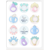 50% Off Baby Handheld Rattle Teether 3-6-12 Months Newborn Baby Soothing Toy Grasping Teething Stick