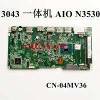 N3530 CPU DAQF2AMB6A0 FOR Dell Inspiron AIO 20 3043 All-in-one Desktop PC Motherboard CN-04MV36 4MV36 Mainboard