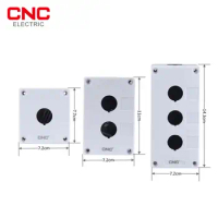 CNC Waterproof button box switch control box 123 hole industrial switch indicator box Emergency Stop Push Button Switch Box 22mm