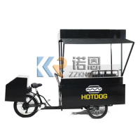 Adult Electric 3 Wheel Outdoor Mobile Street Hot Dog Fast Food Vending Cart Cargo Bike Family