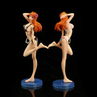 2 colours One Piece Large size Swimsuit One Piece Nami Pirate Figurine PVC Figure Collectible Model Toys Doll Gift 25CM