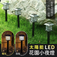 太陽能LED庭院花園小夜燈（2入組）