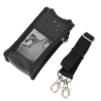 Abbree Soft UV9R Case for Walkie Talkie Portable BaoFeng UV-9R UV-9R Plus UV-9R Pro Series Ham Two Way Radio Soft Leather Holder