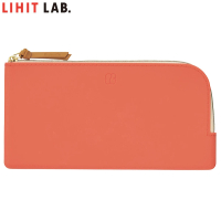 【LIHIT LAB】F-7738 Bloomin 筆盒扁平包(紅)