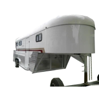 Australia Standard Three Horse Trailer Extended Version sales-chinese Import Free Shipping By Sea