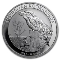 Non-Magnetic Australia 1 oz .999 Silver Coins 2016 Kookaburra Animal Elizabeth One Troy Ounce Replica Coins Souvenir Gifts