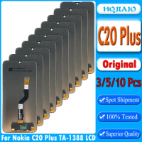 3/5/10PCS Original For Nokia C20 Plus LCD Display Touch Screen Assembly For Nokia TA-1388 TA-1380 LCD Display Replacement
