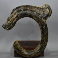 Hongshan culture meteorite iron Xizang received treasure level text play C dragon the first dragon in the world