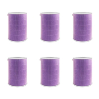 6X Air Filter Cartridge Filter Elements For Xiaomi Mi Air Purifier 1/2/Pro/2S 1PC(Not Include Activated Carbon Filter)