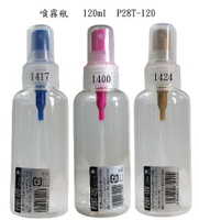 日本噴霧空瓶B+D噴霧瓶P28T-120--可分裝酒精或消毒水/容量120ml 隨機出貨不挑色-材質塑膠1號PET