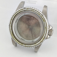 Vintage kes En Band gelembung Spiegel 39.5Mm cincin Mond Bidirectionele rotahe Geschikt untuk Nh35 36 Beweging