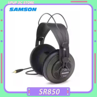 SAMSON SR850 Headphone Wired Professional Recording Semi-Closed Headset Head-Mounted Monitor Headpho