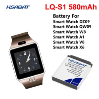 580mAh LQ-S1 Battery For Smart Watch AB-S1 DJ-09 DZ09 GJD HKS-S1 FYM-M9 SCX-M9 LQ-A1 JHCY-S1 QW09 W8 T8 A1 V8 X6