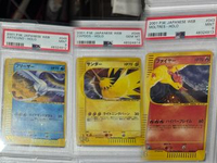 Pokemon Card ptcg 日版 火焰鳥 閃電鳥 急凍鳥 web連號psa10