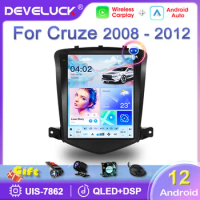 Android 12 Car Radio For Chevrolet Cruze J300 2008-2012 Multimedia Player Navigation GPS Carplay Auto Stereo Audio DVD Head Unit