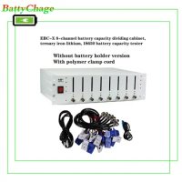 8-channel 0-4.500V 0.1-10A battery capacity dividing cabinet, ternary iron lithium, 18650 battery capacity tester EBC-X