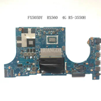 FX505D Laptop Motherboard For ASUS FX95D FX505 FX505DY FX95DY Mainboard AMD R5-3550 RX560/4G DDR4
