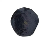 D&D Hat Collection Topi Pet Pria Pelukis Model Datar Flat Cap Hitam