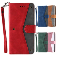 Metal Holes Leather Wallet Case For REALME 11 10 PRO Plus C55 GT NEO 5 GT3 GT 2 3 GT2 Flip Coque Back Phone Cover