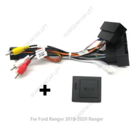Car Audio 16PIN Android Power Cable Adapter With Canbus Box For Ford Ranger 2019-2020 Ranger MP5 DVD Power Wiring Harness