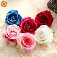 High Quality!10CM Artificial Flowers Rose Silk Flowers Artificial Flower Heads Home Decor Wedding Favors DIY Decoration