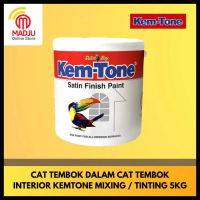 New Cat Tembok Dalam Cat Tembok Interior Kemtone Mixing / Tinting 5Kg Terlaris