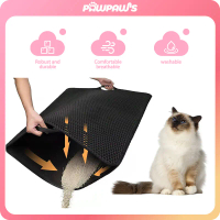 Pawpaw's Litter Mat Double Layer EVA Cat -Foldable Mat , Keset Pasir Kucing, Tikar Anti Bocor, Tikar