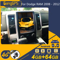 For Dodge Ram 2008 - 2012 Screen Android Car Radio 2din Stereo Receiver Autoradio Multimedia Dvd Player Gps Navi Head Unit
