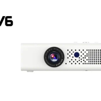 Newest 4k Projector V6, DLP Home Theater Project Android Wifi Mini Wifi Projector