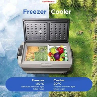 Taffware Kulkas Mobil Portable Car Mini Fridge Freezer 50L - T50, Membawa Semua Makanan Favorit Anda