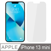 【YADI】iPhone 13 mini/5.4吋 高清透鋼化玻璃保護貼(9H硬度/電鍍防指紋/CNC成型/AGC原廠玻璃-透明)